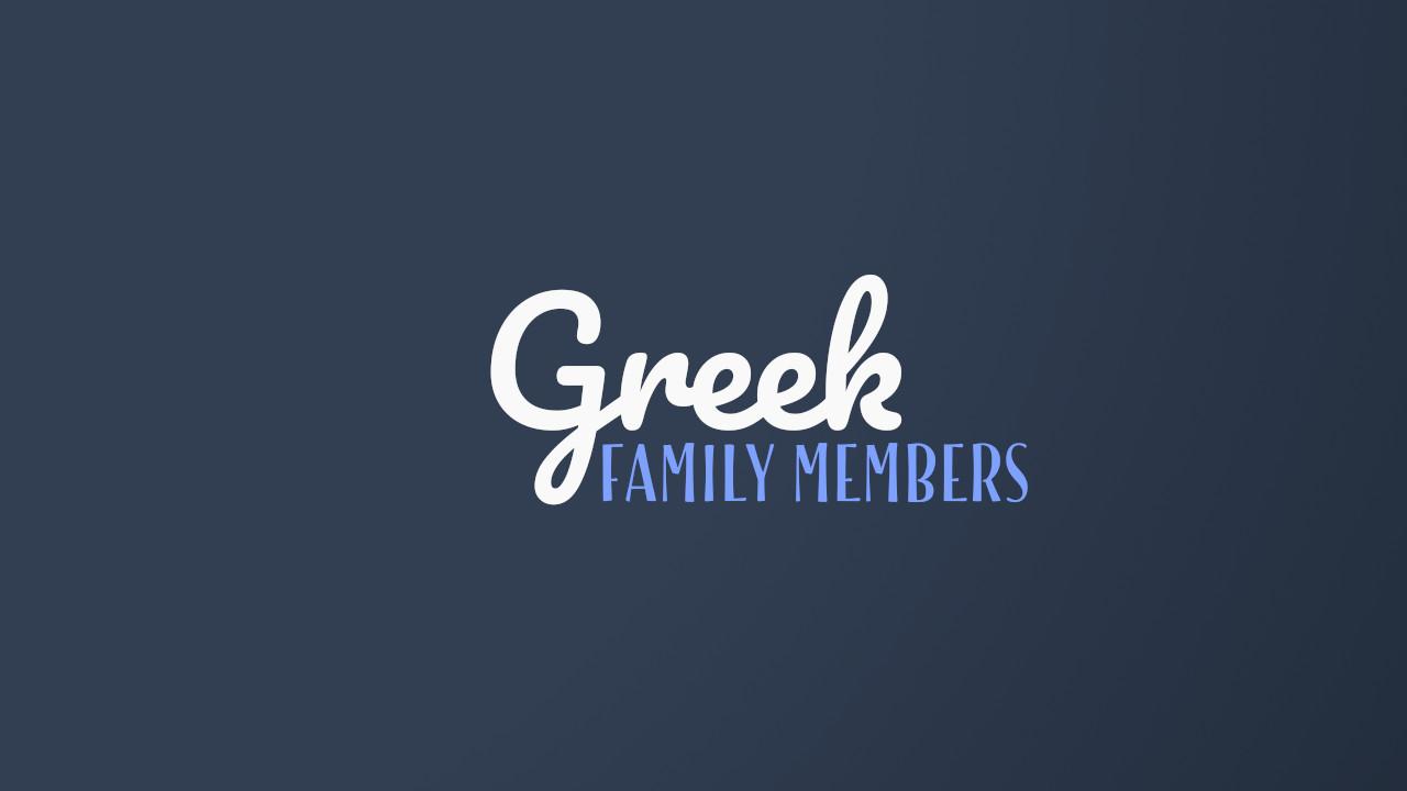 How To Talk About Your Family In Greek (Essential Terms)