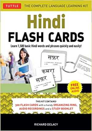 Hindi Flash Cards Kit: Learn 1,500 Basic Hindi Words and Phrases Quickly and Easily