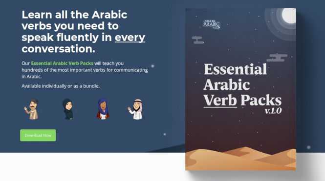 Talk In Arabic Verb Packs